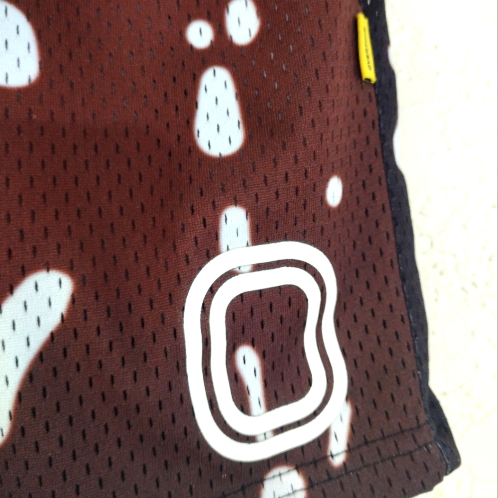 Overtime Brown and Black Mesh Shorts - Picture 5 of 6